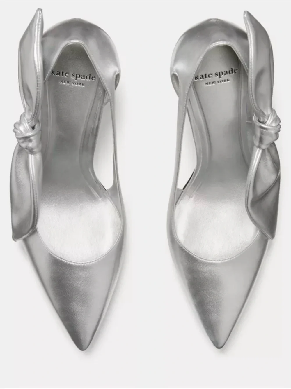 kate spade new york Bunnie Pumps in silver 8.5